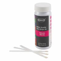 HACH Chemical Test Strips: Nitrate, 0 to 50 mg/L Nitrate as Nitrogen, Test Strips, 25 Tests (MPN 2745425). Key specifications — Test Form: Test Strips; Brand: HACH; Parameter Measurements Included: 0 to 50 mg/L Nitrate as Nitrogen.