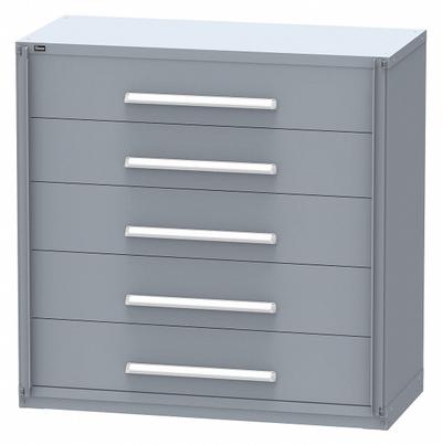 STANLEY VIDMAR Weapon Storage Cabinet: Padlock Hasp, 5 Weapon Drawers, 59 in Overall Ht - Weapon Storage Cabinets