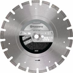 HUSQVARNA Diamond Saw Blade: Asphalt, 14 in Blade Dia., Wet/Dry, For Power Cutter, Better, 5 PK (MPN 531312401). Key specifications — attr1097734: Wet/Dry; attr1097738: Power Cutter; attr1097751: HUSQVARNA.