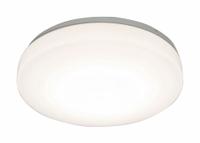 LED Flush Mount: 14 in Dia, White, 4 1/2 in Ht, 2,400 lm, 3000K/3500K/4000K, 27 W, 120V AC, Cirrus (MPN C2F14L5AJUDWH-BB). Key specifications — Voltage: 120V AC; Brand: AFX INC.; For Bulb Type: Integrated LED; Includes Bulb: Yes; Color Temperature: 3500K; Housing Finish/Color (Broad): White.