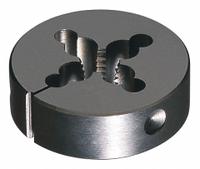 CLE-LINE Round Threading Die: 1"-8 UNC, 2 in OD, Adj, Carbon Steel (MPN C65349)