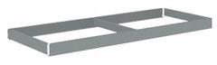 TENNSCO Shelf: 60 in x 24 in, 2,250 lb Load Capacity, Gray, Shelf (MPN ZLCS-6024). Key specifications — Includes: (4) Beams; Shelf Configuration: Single Straight; Color: Gray; Frame Material: Steel; Brand: TENNSCO; Frame Finish: Zinc Plated; Product Type: Shelf.