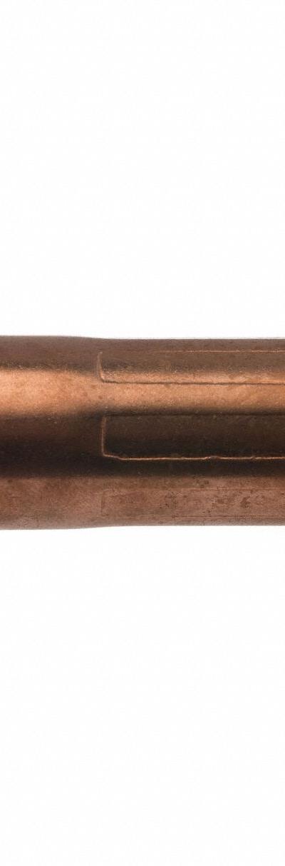 TWECO Nozzle: 5/8 in Bore Dia, Tapered, 1/8 to 5/32 in Tip Recess, EL22CT - 22 Series Nozzles