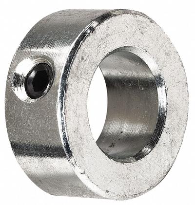 Dayton Shaft Collar: 1-Piece, Set Screw, 1 13/16 in Bore Dia, 2 3/4 in Collar Outside Dia - Steel Shaft Collars