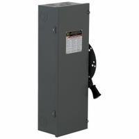 SQUARE D Safety Switch: Fusible, 100 A, Single Phase, 240V AC, Galvanized Steel, Indoor (MPN DT223). Key specifications — Brand: SQUARE D.