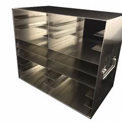Upright Freezer Rack: 14 3/8 in Overall Lg, 8 3/8 in Overall Wd, Stainless Steel, Handles (MPN 0440299). Key specifications — Includes: Handles; Material: Stainless Steel; Product Type: Upright Freezer Rack; Brand: COLE-PARMER.