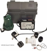 ZOELLER Battery Backup Sump Pump: 12V DC, Piggyback Vertical Float, 22 ft Max. Head, Plastic, Socket (MPN 508-0005). Key specifications — Pump Rated Voltage: 12V DC; Brand: ZOELLER; Includes: Check Valve; Switch: Piggyback Vertical Float.