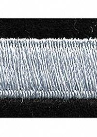 HEROS PRIDE Embroidered Patch: Hashmark, 2 in x 3/8 in, Black/White, Felt/Plastic, Sew-On (MPN 5373). Key specifications — attr1074238: Sew-On; attr188498: 2 in x 3/8 in; attr188499: White; attr188500: Plastic; attr188503: Hashmark; attr193746: HEROS PRIDE.