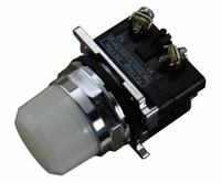 EATON Pilot Light: 30 mm Panel Mounting Size, White, Incandescent, 10250T Series (MPN 10250T206NC6N). Key specifications — Series: 10250T; Brand: EATON; Includes Push-To-Test: No Push-To-Test Included.