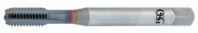 OSG Straight Flute Tap: 1/4"-20 UNC, H5 / 2B-3B, 4 Flute, Bottoming Chamfer - Straight-Flute Machine Taps for Aluminum
