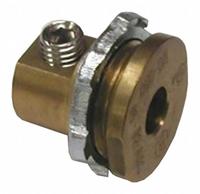 Enclosure Grounding and Bonding Connector: Brass (MPN MC-050). Key specifications — Material: Brass; For Use With: Enclosures; Brand: BRIDGEPORT FITTINGS.