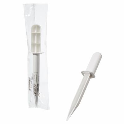 STERILEWARE Spatula: 0.75 fl oz Capacity - Imperial, 3/4 in Handle Dia - Imperial - Powder Lances