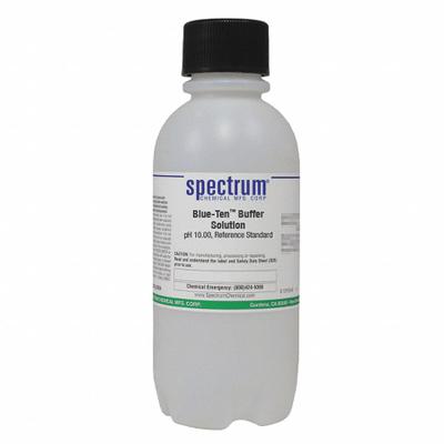 SPECTRUM Buffer - pH 10 - Blue: Lab, 500 mL Volume, Liquid, pH 10.00 +/-002 @ 25°C - pH Buffers