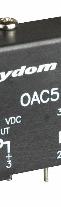 CRYDOM Output Module: PCB Relay Mounting, 4 Pins, 8V DC Input, 12 to 140V AC Output (MPN OAC5). Key specifications — Input Voltage: 8V DC; Brand: CRYDOM.