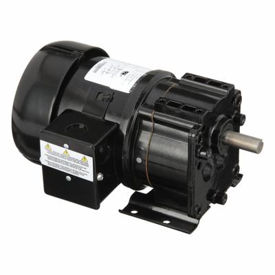 Dayton Gearmotor: Parallel, Single Output Shaft, Split-Phase, TEFC, 14 RPM - Parallel Shaft AC Gearmotors