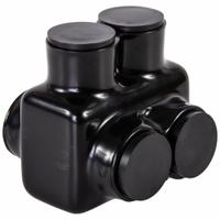POLARIS Multitap Connector: 2 Port, Double-Sided Entry, 250 kcmil – 750 kcmil Wire Size, Black (MPN IT-750B). Key specifications — Body Material: Aluminum; Brand: POLARIS.