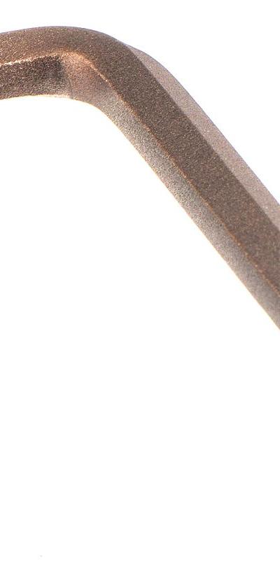 AMPCO Hex Key: 0 Ball Ends - Non-Sparking Hex Keys