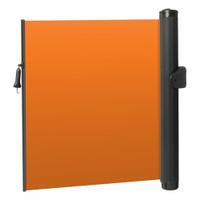 MODUS Mounted Barrier: Fixed Mount, 11 1/2 ft Belt Lg, No Pattern, Orange, No Legend (MPN ZP+MB-O-IH). Key specifications — Frame Color: Black; Brand: MODUS; Belt Color: Orange.