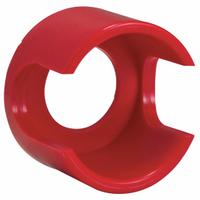 SCHNEIDER ELECTRIC Pushbutton Guard: 30 mm Panel Mounting Hole Dia, Red, Plastic, 9001K/9001SK (MPN 9001K56RM). Key specifications — Manufacturer Part Number: 9001K56RM; Brand: SCHNEIDER; Compatible Product Type: Mushroom Head Push Buttons (1.625 in. Diameter); Compatible with Series: 9001SK; Material: Plastic.