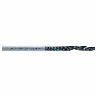 CHAINFLEX Control Cable: 20 AWG Conductor Size, 5 Conductors, PVC, Order by the Foot - Continuous Flexing Exposed Run Tray Cables