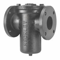 KECKLEY Basket Strainer: Cast Iron, 0.125 in Screen Size, Single, Flanged, 3/4 in, 10 3/4 in Ht (MPN 21/21FFS-CI125P34-FBI-GFV). Key specifications — Brand: KECKLEY; Compatible Product Type: Gas; Gasket Material: Fiber; Screen Material: 304 Stainless Steel.