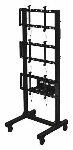 PEERLESS Cart with TV Mount: For 46 in to 60 in Screen Size, 375 lb Wt Capacity (MPN DS-C560-1X3). Key specifications — Material: Steel; Brand: PEERLESS.