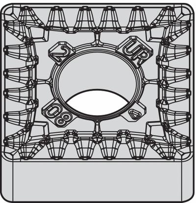 WIDIA Square Turning Insert: SNMG544UR - Square (S) Indexable Turning Inserts