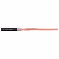 CHAINFLEX Motor Cable: 4 AWG, 1 Conductors, Order by the Foot, TPR Jacket, 1,000 V (MPN CF300-40-01). Key specifications — Conductor Configuration: Single; Minimum Bend Radius Factor - Fixed: 4 x OD; Minimum Bend Radius Factor - Flexible: 6 x OD; Includes Ground: Yes; Minimum Bend Radius Factor - E-Chain: 7.5 x OD; Resistance Properties: UV/Sunlight Resistant; Standards: VDW DESINA; Product Type: Motor Cable.