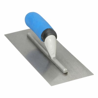 WESTWARD Notched Trowel: Blade Shape Square - Tile Trowels