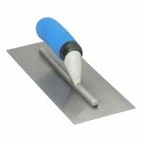 WESTWARD Notched Trowel: Blade Shape Square, Handle Material Rubber (MPN 13A631). Key specifications — attr1004970: Notched Trowel; attr1008719: Square; attr1008724: Rubber; attr1008729: Carbon Steel; attr1004969: WESTWARD.