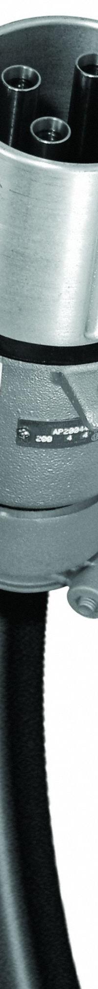 APPLETON ELECTRIC Pin and Sleeve Plug: Gray, 600V AC, Three Phase, 200 A, 4 Pole, 4 Wire (MPN AP20044ERS). Key specifications — Brand: APPLETON ELECTRIC.