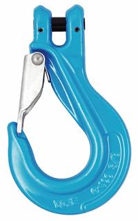 YOKE Slip Hook: 5,700 lb Working Load Limit, 100 Hook Grade, Steel, 1 1/16 in Hook Opening Wd, Blue (MPN X-043/S-07). Key specifications — Color: Blue; Brand: YOKE; Visual Indicator Markings: None.