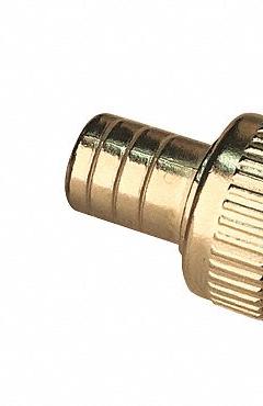 VITEK Coaxial Crimp Connector: Male, Connector, Silver, Crimp-On, RG-6, 1 GHz Max Freq, BNC, 100 PK (MPN VT-BNC-MRG6100). Key specifications — attr930438: Connector; attr930422: VITEK; attr930423: Silver; attr930429: Chrome Plated; attr930430: Male.