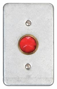 APPLETON ELECTRIC Weatherproof Cover: Steel, FD/FS, Pilot Lamps, 1 Gangs, 4 9/16 in Overall Ht, Red (MPN FSK-1J). Key specifications — Brand: APPLETON ELECTRIC; Color: Red; Compatible with Product Type: Pilot Lamps; Compatible with Series: FD; Mounting Orientation: Horizontal or Vertical.