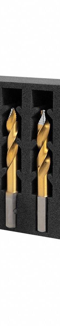 HOLEMAKER TECHNOLOGY Drill Bit Set: 4 Pc, 3/16" to 1/2", 135° TurboTip Point, TiN-Coated HSS (MPN 209016-SET1). Key specifications — attr1239143: Impact Rated; attr1239108: HOLEMAKER TECHNOLOGY.