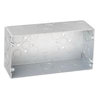 RACO Electrical Box: Steel, Steel - Multigang Rectangular Material & Nominal Size, 3 Gangs (MPN 942). Key specifications — Brand: RACO; Bracket Style: Without Bracket; Clamp Style: Without Clamps.