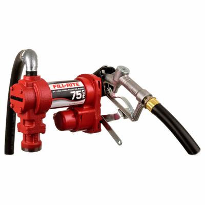 FILL-RITE Electric Drum Pump: 24 V DC, 1/4 hp HP, 20 gpm Max. Flow Rate - Bung-Mount DC-Powered Fuel Transfer Pumps