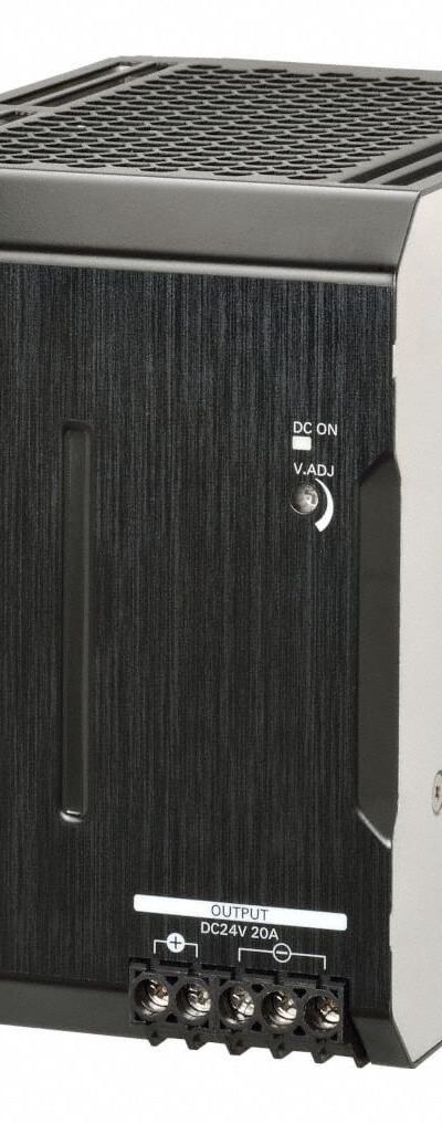 OMRON Switching Power Supply: 480 W Output Power - DIN Rail Mount DC Power Supplies
