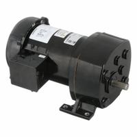 DAYTON AC Gearmotor: Parallel, Single Output Shaft, 3-Phase, TEFC, 18 RPM, 1,028 in-lb Max Torque (MPN 6Z404). Key specifications — Inverter Rated: No; Brand: DAYTON; Full Load Current: 1.22/.61 A.