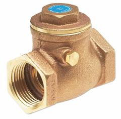 MILWAUKEE VALVE Low Lead Swing Check Valve: Swing, Inline Valve Body, 1 1/4 in Pipe Size, Bronze (MPN UP509 1-1/4). Key specifications — Brand: MILWAUKEE VALVE.