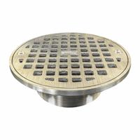 JAY R. SMITH MFG. CO Strainer: A, Round, 6 in Overall Dia, 2 in Overall Ht, Nickel Bronze, Bronze (MPN A06NBU). Key specifications — Finish: Nickel Bronze; Brand: JAY R. SMITH MFG. CO; Color Family: Bronze.