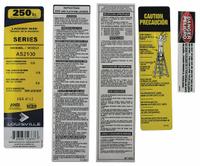 LOUISVILLE Label Kit: For 1CMR8/1CMR9/1CMT1/1CMT5, For AS2104/AS2106/AS2108/AS2110 (MPN PK-AS2100). Key specifications — For Use With Grainger Item Number: 1CMR8; For Use With Mfr. Model Number: AS2106; Fits Brand: Louisville Ladder; Product Type: Label Kit; Brand: LOUISVILLE.