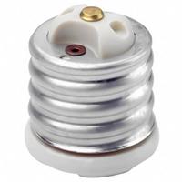 LEVITON Lampholder: Lamp Holder, Medium Screw (E26)/Mogul Screw (E39), 1 5/8 in Overall Lg, White (MPN 8681). Key specifications — attr234509: Medium Screw (E26); attr234515: 250V AC; attr327041: Lamp Holder; attr239872: LEVITON; attr234516: White; attr234535: Socket Adapters and Extensions Lamp Holder.