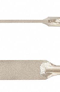 AMPCO Scraper: Bld. Mat. Nickel Aluminum Bronze, Hdl. Mat. Nickel Aluminum Bronze, Stiff (MPN K-50). Key specifications — attr1004902: AMPCO; attr1012057: Full; attr1014703: Nonsparking Metal; attr1017570: Standard End; attr1029655: Straight; attr1034073: Bevel/ Offset.