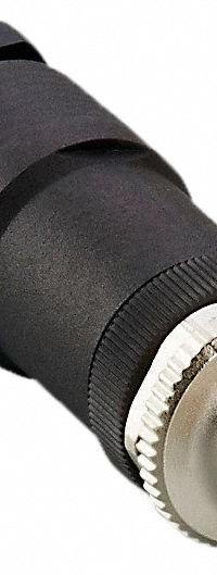 IFM M12 Circular Connector: T Coded, 4 Pin, M12 Male Thread, IP67, Screw Terminals, Straight, Nylon (MPN E12500). Key specifications — Connector Body Type: Pin; Coding: T; Brand: IFM; Voltage Rating: 60V DC; Thread Size: M12; Mounting Type: Front Mounting; Mounting Style: Male Thread; IP Rating: IP67.