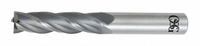 OSG Square End Mill: Carbide, 4 Flute, 16 mm Mill Dia, 57 mm LOC, 127 mm OAL (MPN 464-6299)