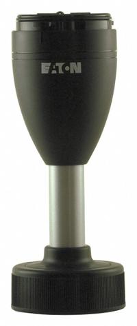EATON Mounting Base: Tower Light Base, For SL7, 19 1/2 in Overall Ht, 2 3/4 in Overall Dia (MPN SL7-CB-250). Key specifications — Brand: EATON; Compatible with Series: SL7; Connection Type: Spring-Loaded Terminal; Housing Color: Black; IP Rating: IP66; Mounting Location: Threaded Mount; Manufacturer Part Number: SL7-CB-250; Includes: Plastic Feet.