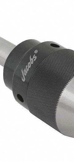 JACOBS Drill Chuck: MT2, 1/32 in to 33/64 in Capacity, Ball Bearing (MPN 31408D). Key specifications — attr1030329: JACOBS; attr1030326: 31408D.