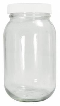 APPROVED VENDOR Sampling Bottle: 240 mL, 58-400, Colorless, 24 Bottles, 62 mm Body Dia (MPN GLC-01775). Key specifications — Brand: APPROVED VENDOR; Graduated: No; Pre-Cleaned: None; Body Color: Colorless; Screw Closure Size: 58-400.