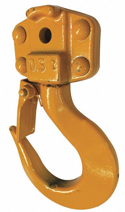HARRINGTON Bottom Hook Assembly: Manual Chain Hoists, 16,000 lb Compatible Load Capacity - Bottom Hooks for Hoists